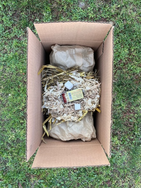Set aprindere gratar, Grill Box, 4 kg lemn fag si cires , 1kg mangal din lemn de esenta tare - Img 5