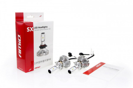 Set becuri LED H7-1 SX Series AMiO