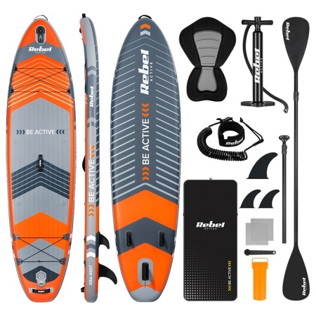 SET PLACA GONFLABILA STAND UP PADDLE SCAUN 335X84X15 CM - Img 2