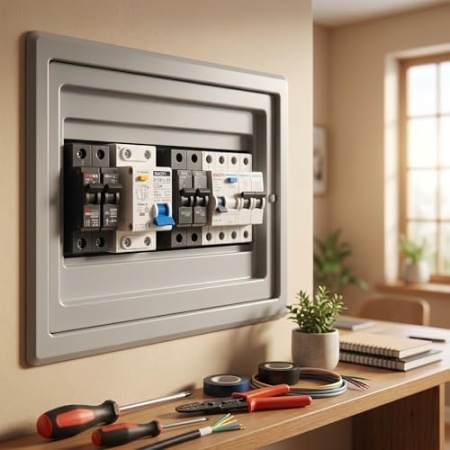 Siguranta automata diferentiala RCBO 20A Tip A, 30mA, 230V, BYDB1L-63, montaj pe sina DIN, protectie la suprasarcina si scurtcircuit, carcasa ignifuga PA66 - Img 2