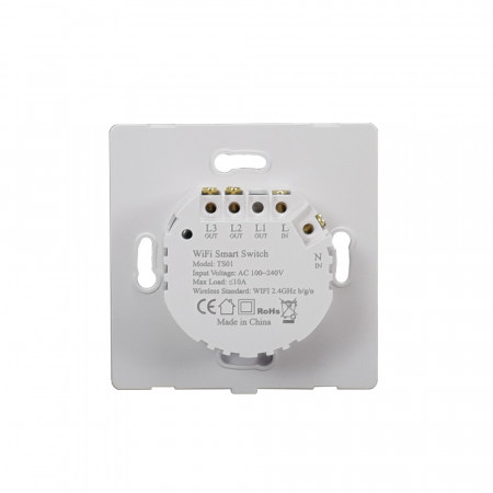 SmartWise T61 UNI Wi-Fi + eWeLink-Remote, 1-gang smart wall switch with universal wiring and touch switch, WITHOUT FRONT PANEL - Img 2