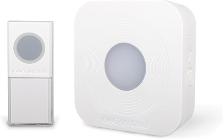 Sonerie Wireless de Lungă Distanță SCS Sentinel CSF0110, 36 Melodii, Raza 200m, Indicator Vizual LED, Protecție IP44, Alb - Img 5