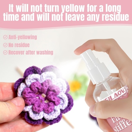 Spray Întăritor pentru Textile și Țesături Fabric Stiffener Spray 200 ml, Amidon Lichid cu Tehnologie de Nano-Penetrare și Uscare Rapidă, Fixare de Lungă Durată pentru Bumbac, In, Mătase, Denim,etc - Img 4