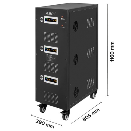 STABILIZATOR SERVOMOTOR TRIFAZAT 100KVA PROAVR-100K KEM - Img 8