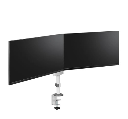 Suport dublu mon. birou NM 17&quot;-27&quot; alb - Img 3