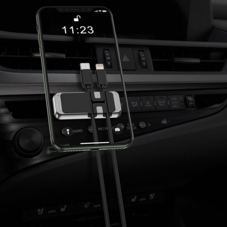 Suport magnetic pentru telefon Wozinsky cu organizator de cabluri (WMCDO-B1) - Img 2