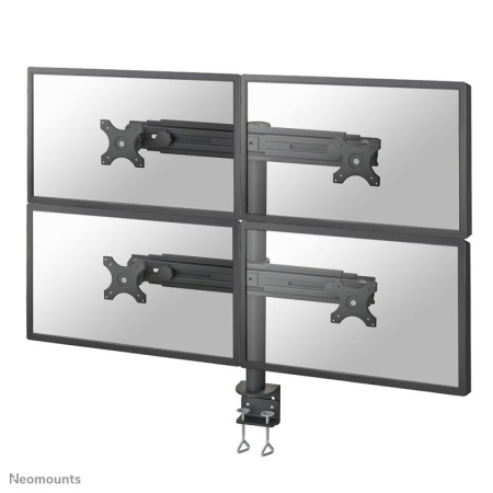 Suport monitoare birou Neomounts FPMA-D700D4, 19"-30", 8 Kg monitor (Negru) - Img 5