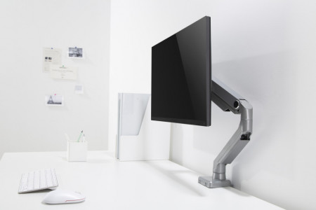 Suport monitor cu prindere pe masa, Blackmount MNT14-1, max.8kg. - Img 4
