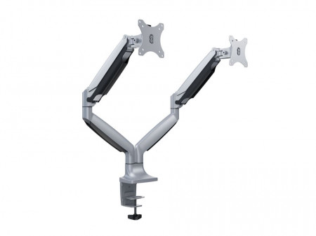Suport pentru 2 monitoare Multibrackets 3279, 15"- 27", maxim 9 kg / monitor, Argintiu