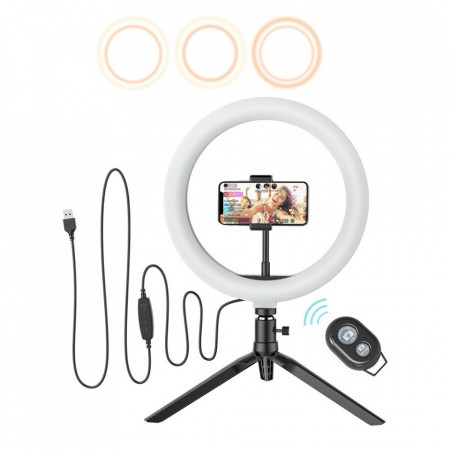 Suport pentru telefon LED Flash Desktop Blitzwolf BW-SL3