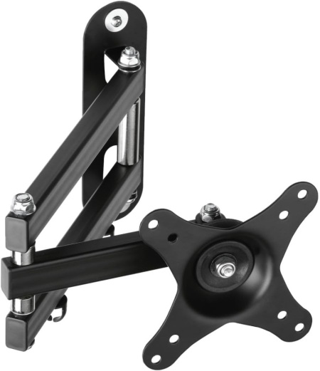 Suport TV și Monitor de Perete Reglabil Suptek MA2720, Braț Articulat pentru Ecrane 15–32 Inch, VESA 75x75 / 100x100 mm, Pivotare 180°, Înclinare ±20°, Sarcină Maximă 13 kg, Oțel Aliat, Negru - Img 6