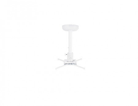 Suport videoproiector de tavan Multibrackets MB-3149, reglabil 30-48cm,max.15kg, alb