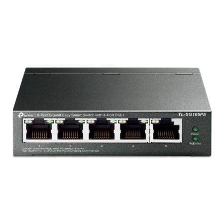 Switch TP-Link TL-SG105PE, 5 porturi, PoE+ - Img 4