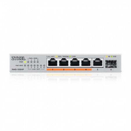 SWITCH ZYXEL XMG105H 5PORT POE 1 SPF+ - Img 4