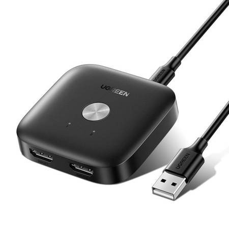 UGREEN CM333 Switch Box 2in1 HDMI 2.0 4K (negru)
