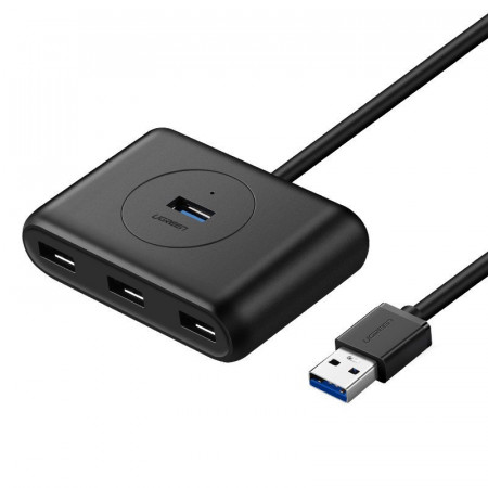Ugreen USB 3.2 Gen 1 HUB 4x USB negru (CR113 20291)
