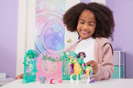 UNICORN ACADEMY SET PAPUSA AVA SI UNICORNUL LEAF CU ACCESORII - Img 3