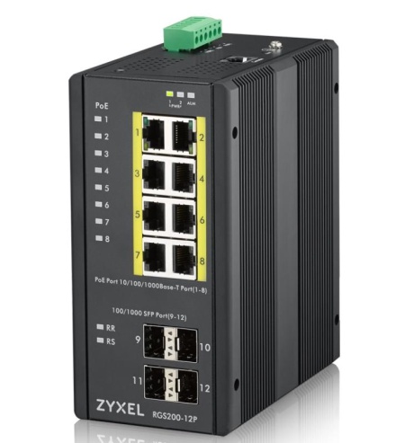 ZYXEL RGS200-12P 12PORT GBE POE SWITCH - Img 2