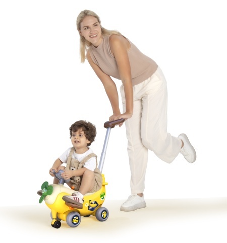 AVION INTERACTIV 4 IN 1 RIDE ON SI MANER DE IMPINGERE BANANA - Img 3