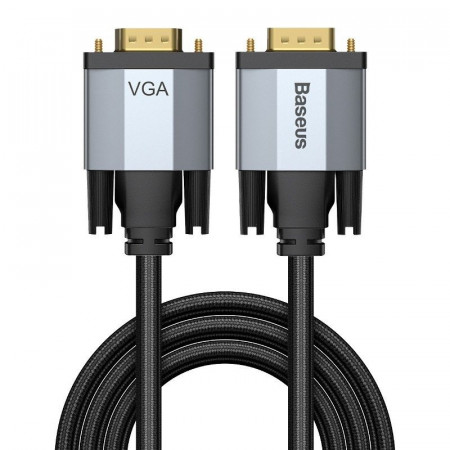 Baseus cablu adaptor bidirecțional 2m Enjoyment Series VGA la VGA