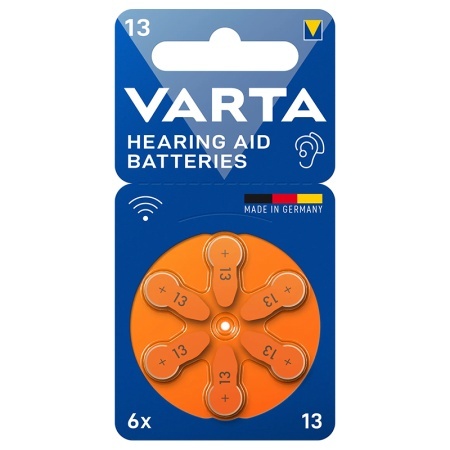 BATERII AUDITIVE 13 BLISTER 6 VARTA - Img 2