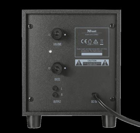 Boxe Trust Avora 2.1, 9W, Negru - Img 4
