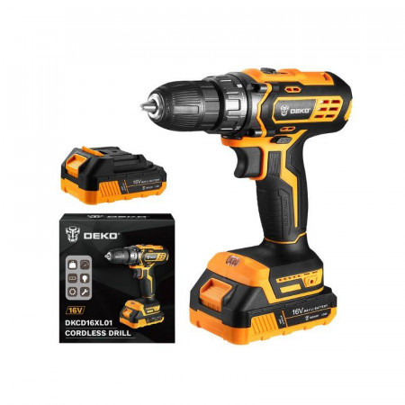 Burghiu cu acumulator Deko Tools DKCD16XL01-H5S2 16V