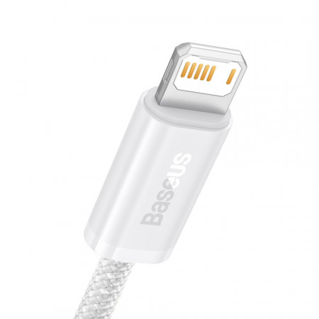Cablu Baseus Dynamic USB la Lightning, 2.4A, 1m (alb) - Img 4