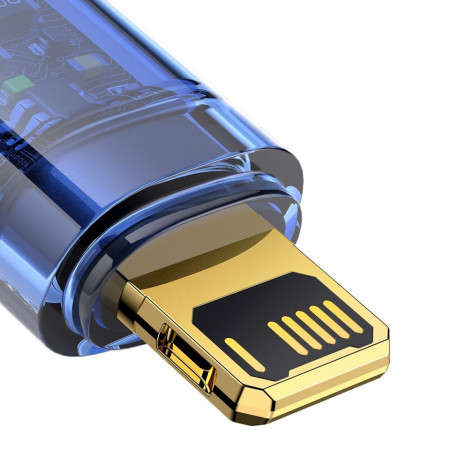 Cablu Baseus Explorer Series USB - Cablu Lightning 2,4A 1 m albastru (CATS000403) - Img 3