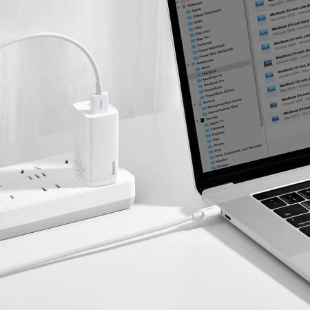 Cablu Baseus Superior Series USB la USB-C, 66 W, 2 m (alb) - Img 5