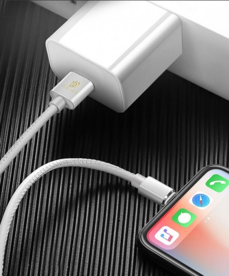 Cablu de date Dux Ducis K-Max , Usb la Lightning, 5V , 2A , 1M , alb - Img 6