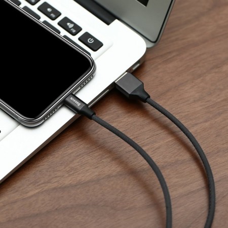 Cablu pentru incarcare Lightning, Baseus Yiven, USB-Lightning, 1,2M, negru - Img 6