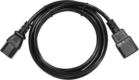 Cablu Prelungitor de Alimentare 230V PremiumCord KPS05, Lungime 0.5m, Conectori IEC 320 C13 Mamă la IEC 320 C14 Tată, Secțiune 3x0.75 mm², Culoare Neagră - Img 5