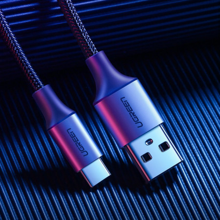 Cablu Quick Charge Ugreen USB - USB Type C Quick Charge 3.0 3A 2m gray (60128) - Img 8