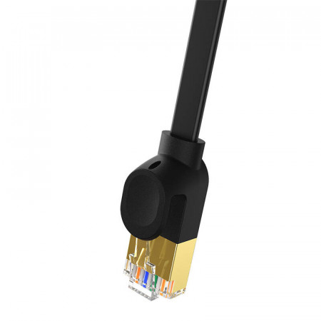Cablu RJ45 Baseus Cat 7 Gigabit Ethernet 1m negru - Img 3