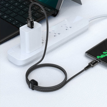 Cablu USB Acefast - USB tip C 1,2 m, 3 A negru (C1-04 negru) - Img 3
