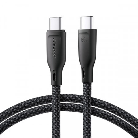 Cablu USB-C / USB-C 60W Transfer rapid 1m - Negru