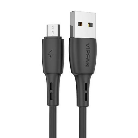Cablu USB la Micro USB Vipfan Racing X05, 3A, 1m (negru)
