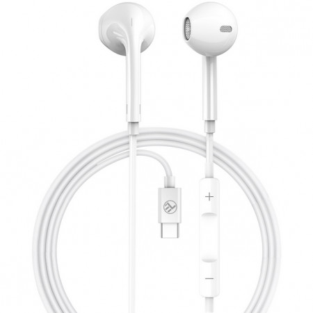 Casti cu fir Tellur Basic U In-Ear alb - Img 2