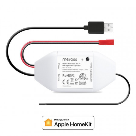 Comutator inteligent pentru deschidere usa garaj Meross compatibil cu Apple Homekit