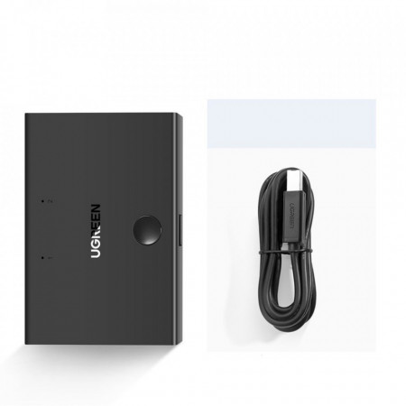 Comutator Ugreen HUB KVM 2x USB B 2.0 Hub USB pentru doua PC-uri (30345 US158) - Img 4