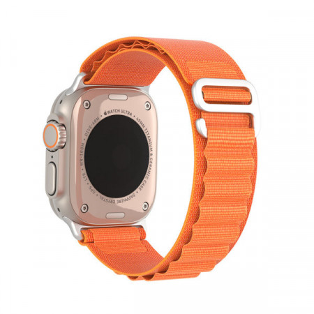 Curea cu cataramă sport pentru Apple Watch 8/7/6/SE/5/4/3/2/1 (41, 40, 38 mm) Curea Dux Ducis Versiune GS - Portocaliu - Img 8
