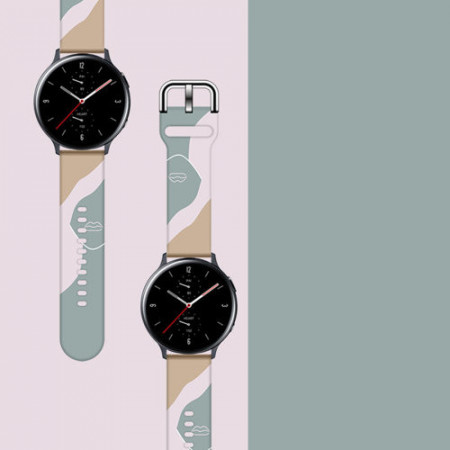 Curea de schimb Moro pentru Samsung Galaxy Watch 42mm camo negru (17) - Img 2