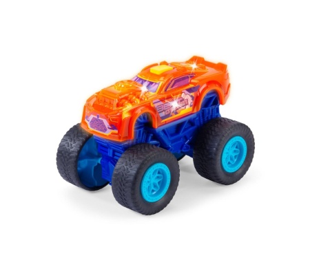 DICKIE MASINA DE TEREN BEAT CRUSHER CU LUMINI SI SUNETE 17CM - Img 2