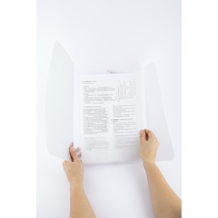 Dosar Typec Home, A4, transparent, cu elastic, set 6 bucati - Img 3