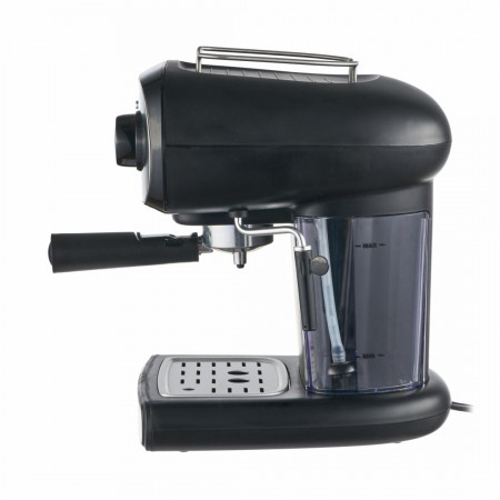 Espressor manual Heinner Black Boquette HEM-1100BKX, 850W, 15bar, rezervor detasabil 1.2L, filtru dublu din inox, Negru/Inox - Img 2