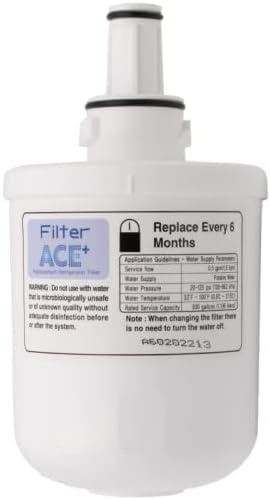 Filtru de Apă pentru Frigider ACE+ FA-0083U Compatibil Samsung DA29-00003G, HAFIN2/EXP, DA29-00003F, HAFIN1/EXP, Cartuș Filtrant Intern Anticalcar cu Cărbune Activ pentru Frigidere Side by Side Samsung Aqua-Pure Plus, Certificare NSF, Reduce Clorul - Img 4