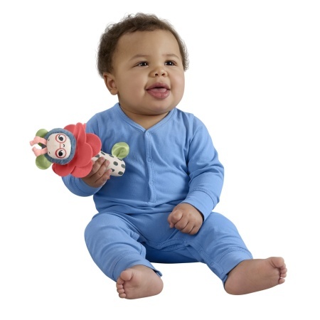 FISHER PRICE PLANET FRIENDS JUCARIE PLUS ZORNAITOARE FLOARE SI ALBINUTA - Img 3