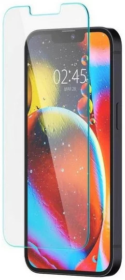 Folie sticla cu sistem de montare Case friendly Spigen GLAS.tR EZ FIT compatibila cu iPhone 13 /13 Pro 2-Pack - Img 2