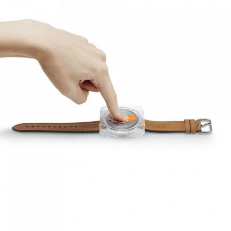 Folie sticla transparenta cu sistem de montare Spigen GLAS.tR EZ FIT Samsung Galaxy Watch 3 (45mm) 2-Pack - Img 2
